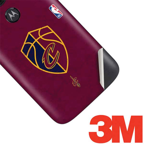 NBA Cleveland Cavaliers Distressed Moto E5 Play Skin